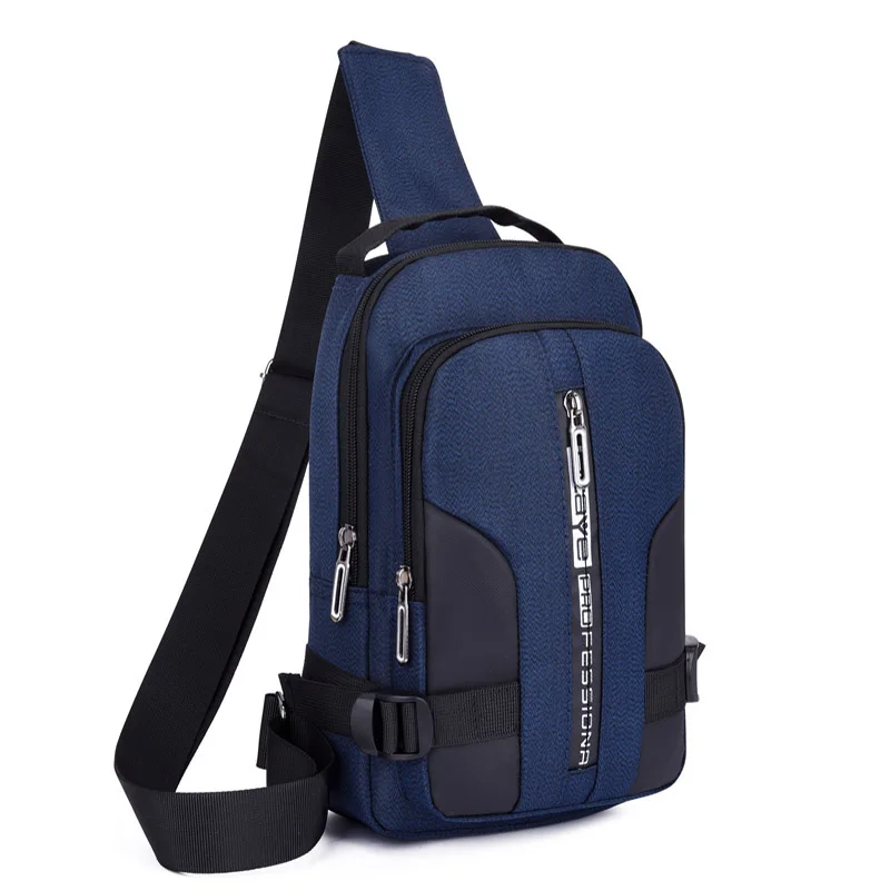 

Men's Fashion Chest Bags Waterproof Lightweight Shoulder Bag Man Casual Travel Bag Oxford Cloth Unisex Quality Cross-body Pack
