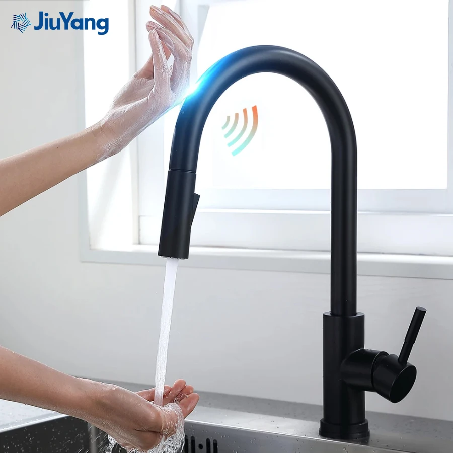 

Smart Touch Kitchen Faucets Faucet For Sensor Kitchen Water Tap Sink Mixer Rotate Touch Faucet Sensor Water Mixer JY-852