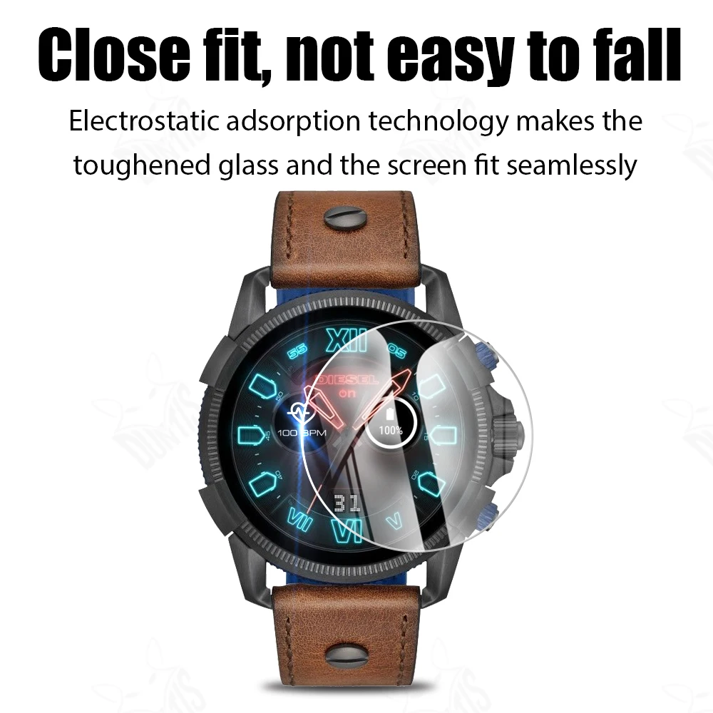 

Diesel On Full Guard 2.5 Tempered Glass Screen Protector For Diesel On Full Guard 2.5 9H clear Anti-Scratch Protection Film