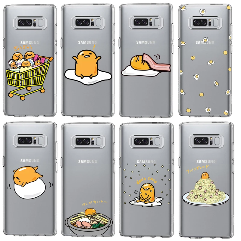 Милый мягкий ТПУ чехол для телефона Gudetama с мультяшным яйцом samsung A30 A50 S8 S9 2018A8 NOTE8