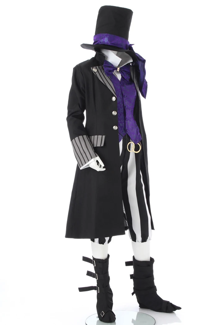 Костюм для косплея черного Батлера курошишсуцзи мрачного гребека гробола |