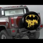 Чехол на колесо с принтом на заказ, аксессуары для автомобильных шин из аниме Фильма Супергероя, чехол для запасной шины, бесплатная доставка