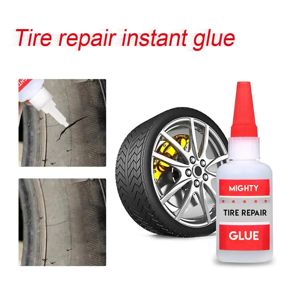 

50ml Mighty Instant Glue Bicycle Repair Tool Bike Tire Repair Glue Inner Tube Puncture Repair Cement Rubber Cold Patch Solution