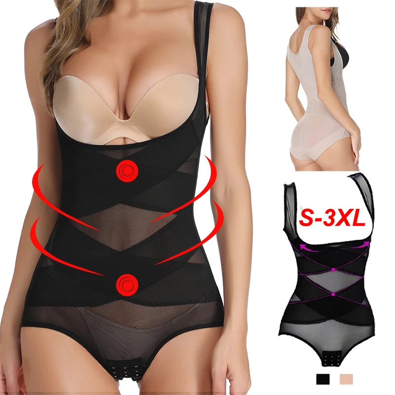 Женский корсет для коррекции фигуры утягивающее белье похудения|Боди| |