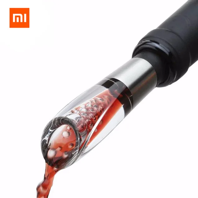 1pcs decanter Xiaomi Mijia Huohou автоматический открывалка для бутылок красного вина Электрический штопор фольга резак пробковый инструмент для Xiaomi умный дом наборы - Цвет: 1pcs decanter