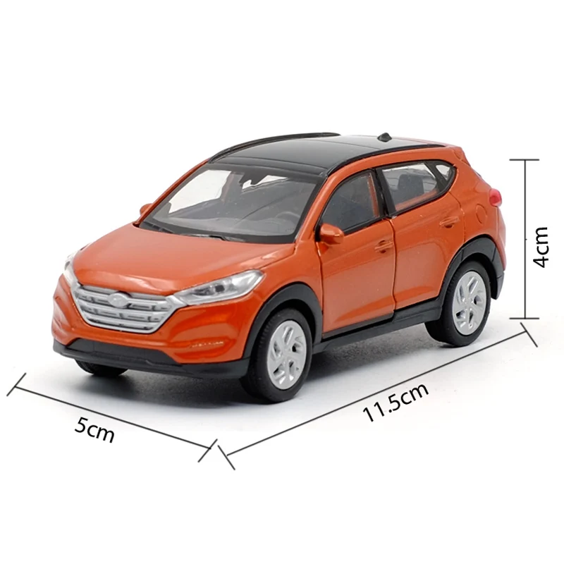 WELLY 1:36 Tucson SUV литый под давлением автомобиль из сплава модель игрушки с откидной