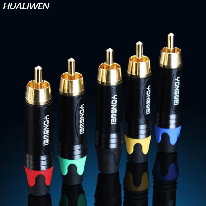 Аудиоразъем RCA AV аудио и видео разъем Усилитель динамика аксессуары для цифровых