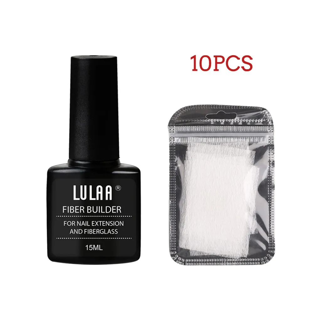 10/20 pcs Fiberglass With Fiber Builder Gel Nail Polish Set Quike Poly Gel Vernis Semi Permanant UV Lamp Manicure Set#YH1