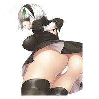 car styling sexy girl automata render anime bumper sticker motorcycle decal kk1310cm