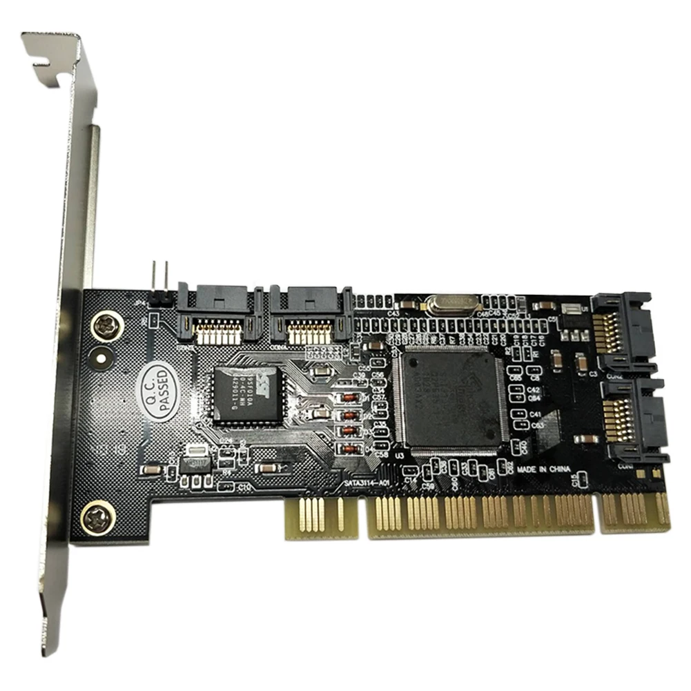 Разъем PCI в SATA быстрое и простое применение 4 порта добавить на горячую замену