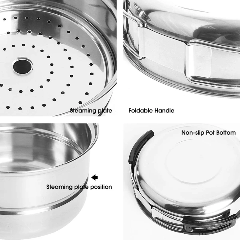 Уличный кухонный чайник из нержавеющей стали походный горшок рюкзак набор для