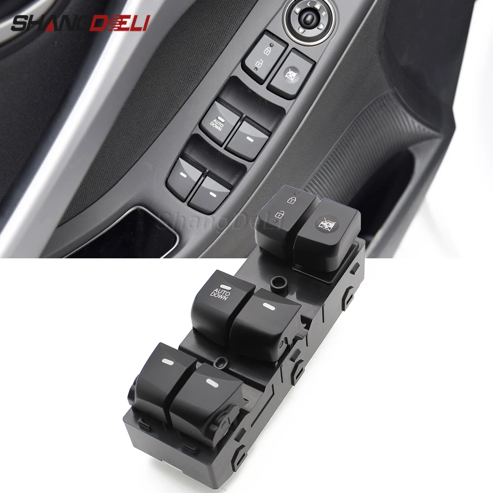 For Hyundai Elantra 2012 2013 2014 2015 2016 Power Window Control Switch Window Lifter Switch Button Left Driver Side