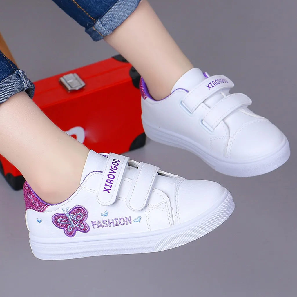 

baby sports shoes non-slip soft shoes kids Butterfly Heart Flat sneakers boys and girls running shoes tenis infantil menino