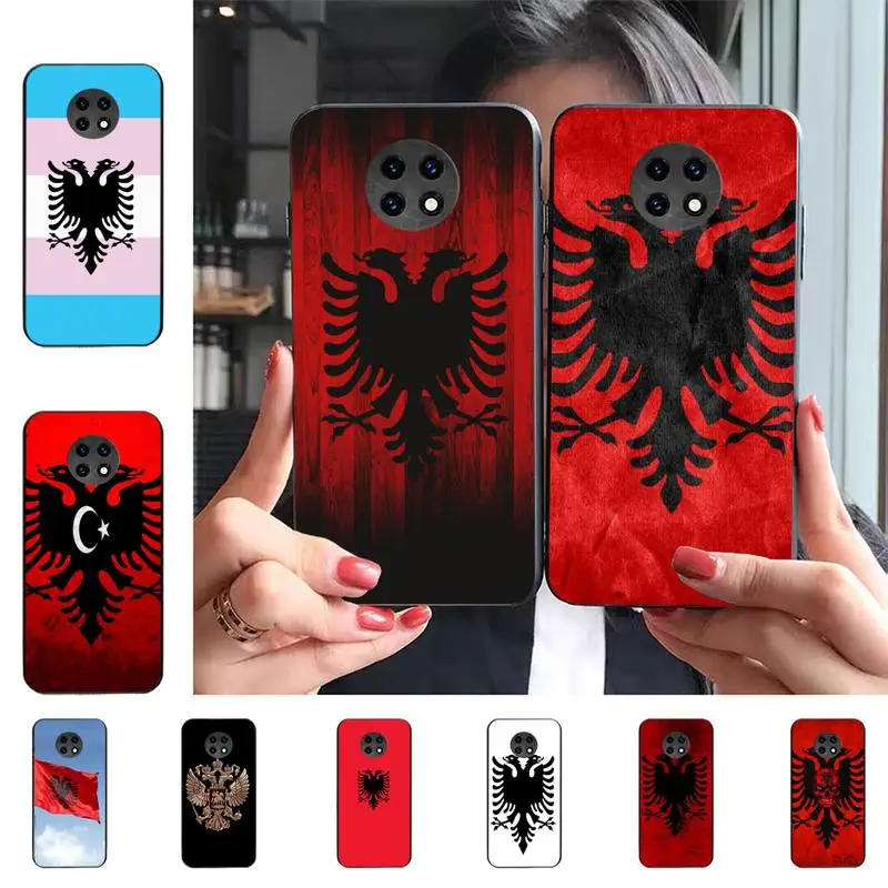 

Albania Flag Eagle Phone Case For Redmi 9 5 S2 K30pro Silicone Fundas for Redmi 8 7 7A note 5 5A Capa