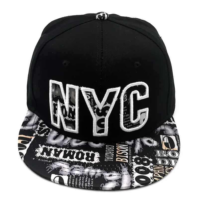 New Brand NYC Graffiti Baseball Cap Men Women Embroidery Letter Snapback Hat Casquette Summer Sports USA Hip Hop Gorras | Аксессуары для