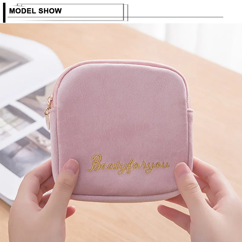 Сумка для хранения гигиенических салфеток сумка Холщовый коврик косметичка