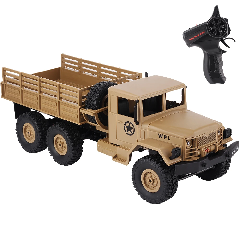 WPL 1/16 RC автомобиль 6WD внедорожник военный автомобиль с дистанционным управлением автомобиль армейский зеленый Электрический автомобиль с батареей rc гусеничный