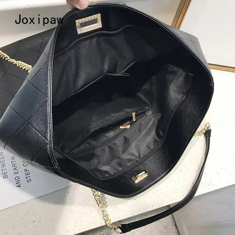 

Women Pu Leather Women Handbags Female Shoulder Bag Designer Large Capacity Zipper Shoulder Bag