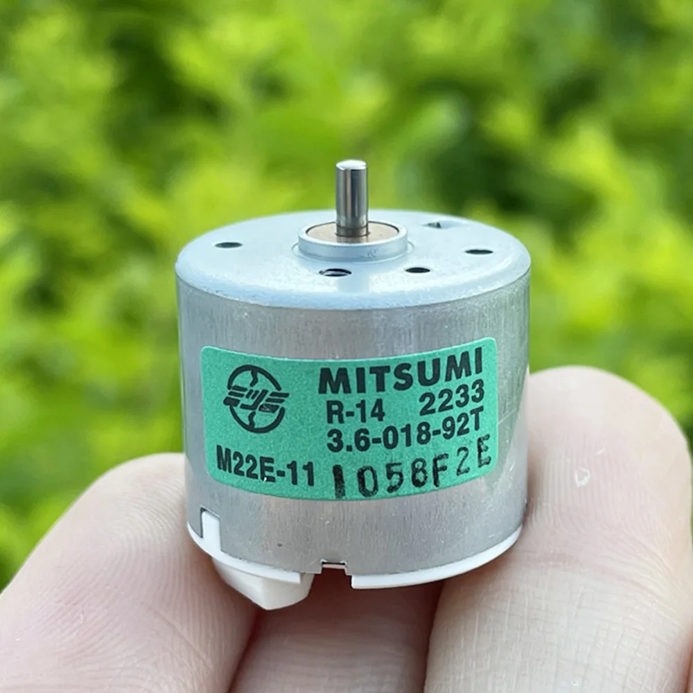 Электродвигатель MITSUMI R-14 M22E с шестиполюсным ротором DC 3V-5V 3.7V 8000 об/мин сильным магнитом и большим крутящим моментом для гравировки на татуировочной машине.