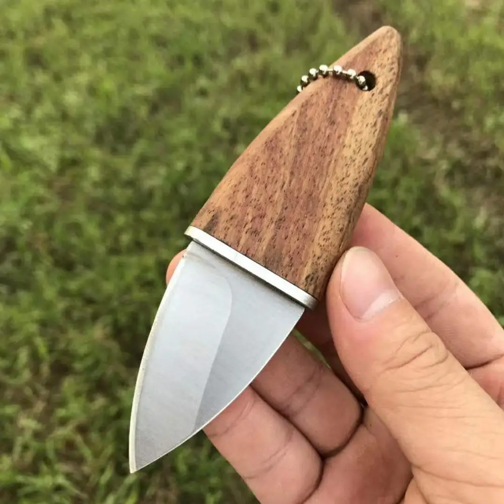 Кухонный карманный нож миниатюрный для чистки овощей рукоятка из розового