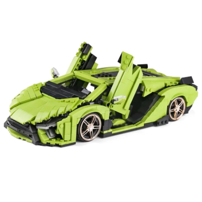 

IN STOCK NO BOX 10011 creative sports car building block toy car model boy's birthday gift support drop shipping 1133PCS