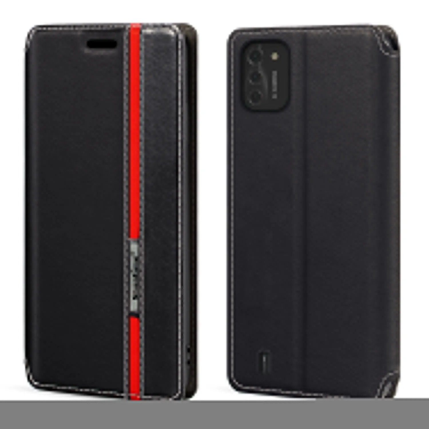 

Модный разноцветный кожаный чехол-книжка с магнитной застежкой и отделением для карт для Doogee X93, 6,1 дюйма