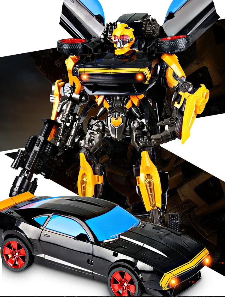 42 см Робокар трансформация bumbles bee Робот Модель автомобиля Классические игрушки экшн-фигурка подарки для детей игрушки для мальчиков музыкальная модель автомобиля