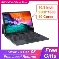 2022 new 10 8 inch 2 in 1 tablet android 10 cores gaming gps 13mp tablets 4g call laptop tablet with keyboard 13mp5mp