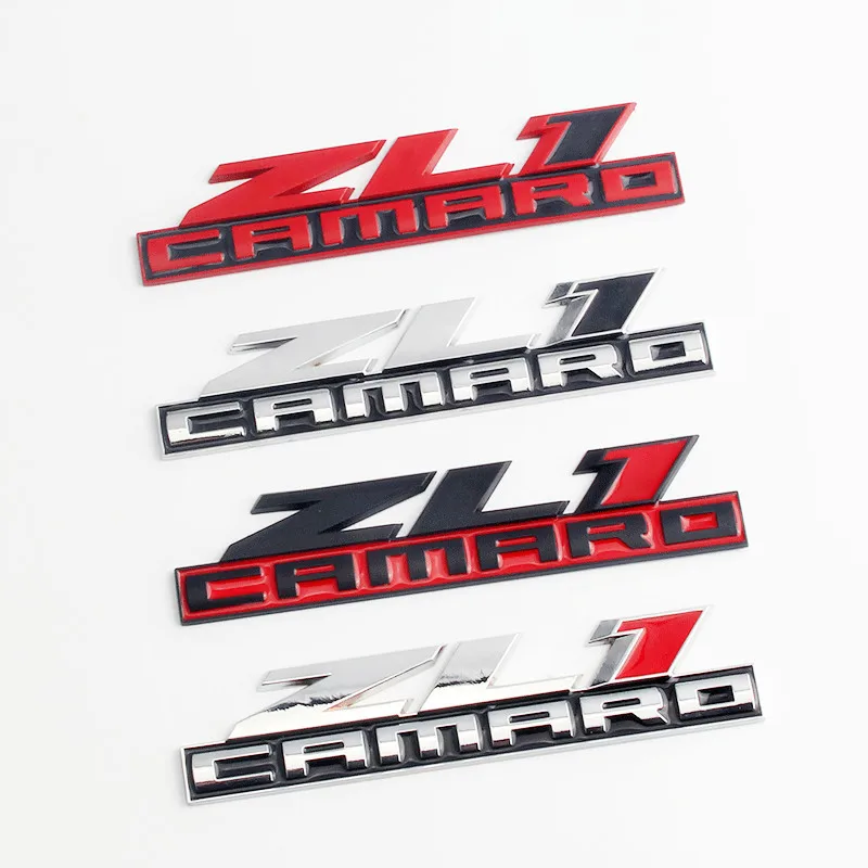 

1 Pcs 3D Metal ZL1 CAMARO Emblem Badge Decals Car Stickers For Chevrolet Camaro ZL1 Colorado OFF ROAD 4X4 SIERRA GMC Suburban