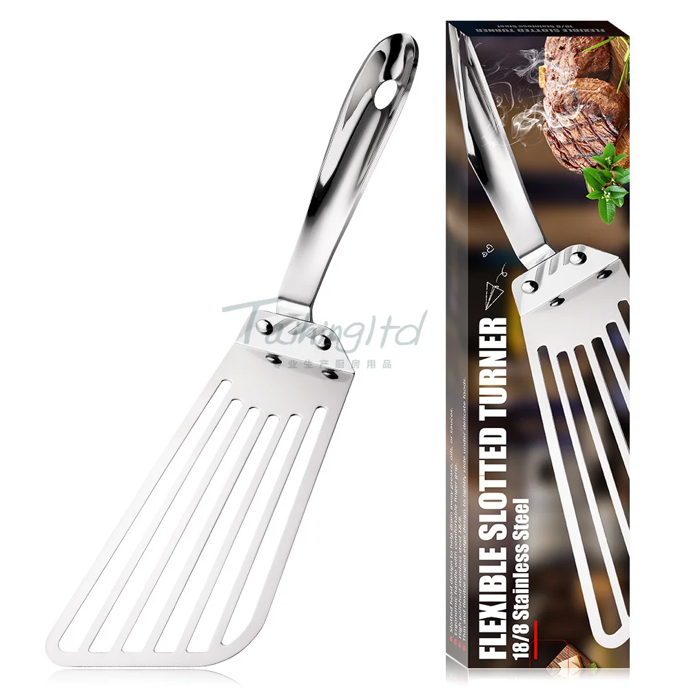 

304 Stainless Steel Multipurpose Spatula Cooking Slotted