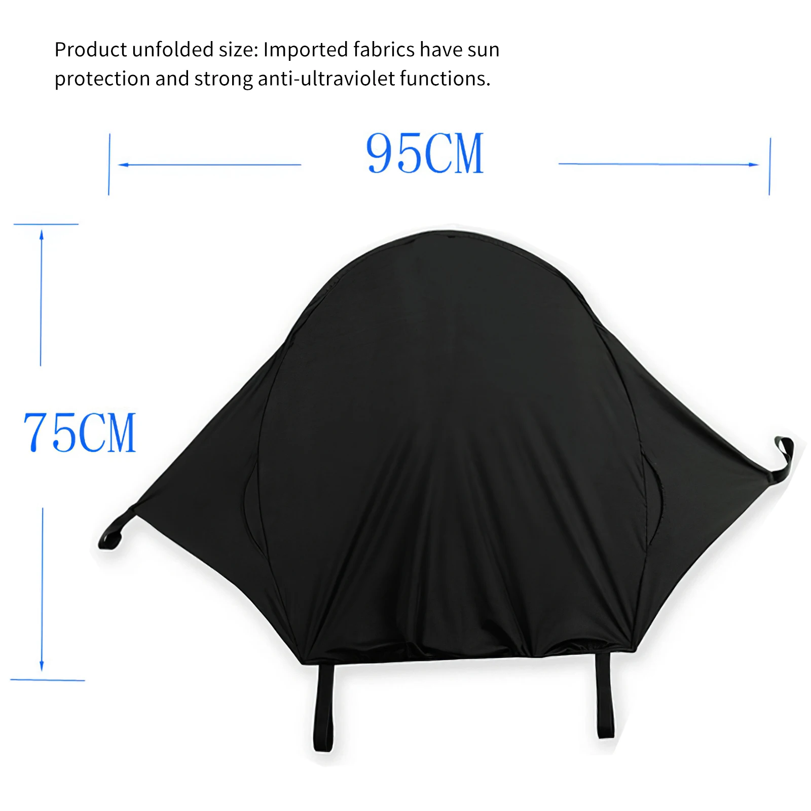 

Kid Windproof Hood Canopy Cover Sun Visor Pushchair Awning Carriage Shade Stroller Sunshade Cover Pram Baby Stroller Accessories