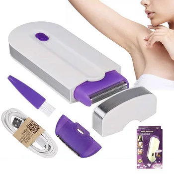 

Hot Sales Electric Epilator Pain Free Hair Remover for Women Mini Body Face Painless White Hair Removal Machines