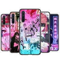 Soft TPU Sad Anime Aesthetic Senpai Silicone Cover For OnePlus Nord N100 N10 Pro Black Phone Case
