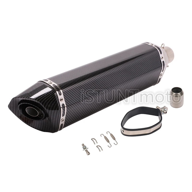 Akrapovic, 470 мм, 570 мм, универсальный, мотоциклетный, выхлопная, Модифицированная, глушитель, труба с DB killer для sx125 gsr 600 tmax 530 z1000