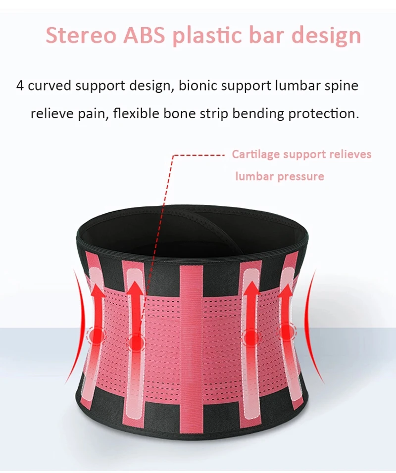 

Adjustable Medicine Therapy Back Lumbar Support Belt Braces Women Men Waist Back Posture Corrector Belt Bone Ease Pains Corset
