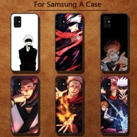 conjuration back gojo satoru knotweed anime phone case for samsung a91 01 10s 11 20 21 31 40 50 51 52 70 71 72 80 a2 core a10