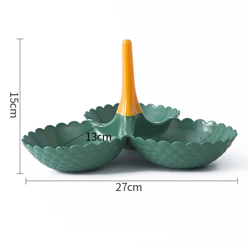 

Kitchen Tools Rotating Fruit Tray Creative Living Room Coffee Table Fruit Storage Box Can Be Superimposed on Candy Tray Food.85z