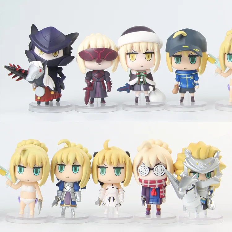 ELBCOS Fate Saber Lily Alter свадебное плавание Версия 8 см/3 &quotФигурки игрушки Модель
