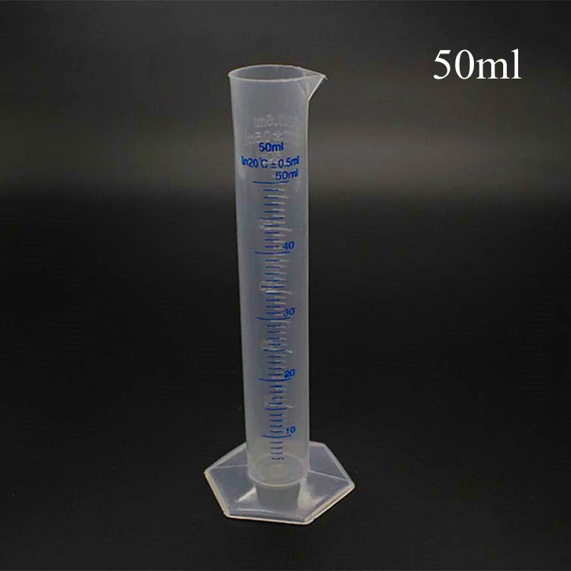 

Пластиковый мерный цилиндр, 50 мл, 1 шт.
