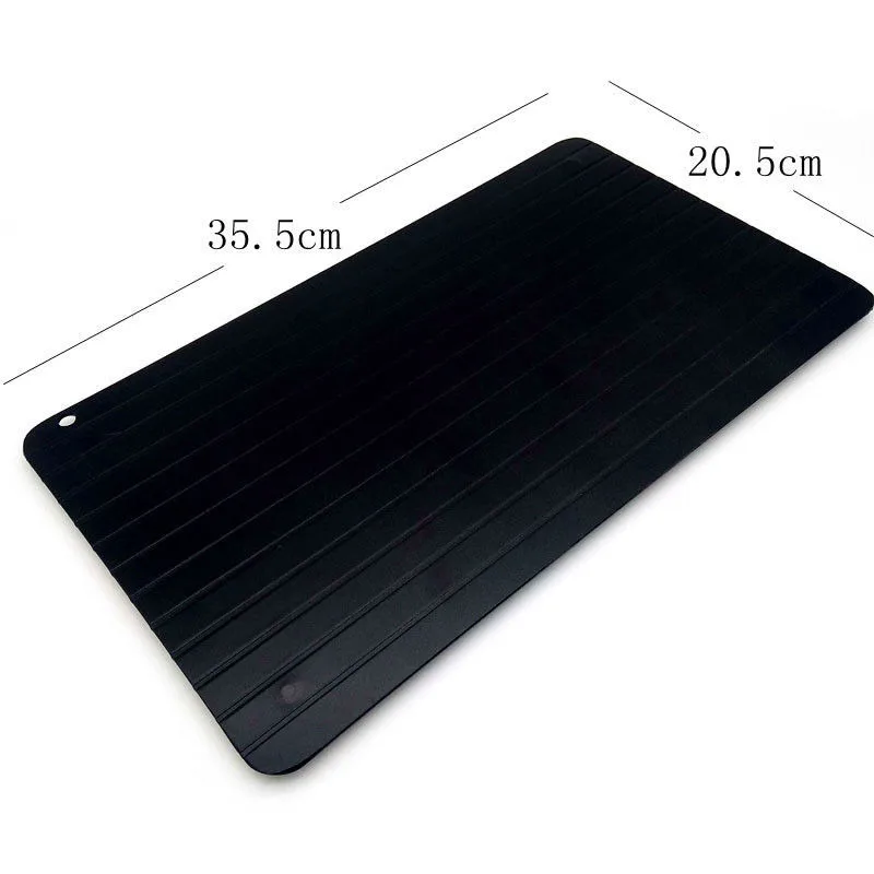 Home Kitchen accessories Aluminum Quick Fast Thawing Defrosting Tray Meat Food Defrost Thaw Plate Board Mats Table Accessories | Дом и сад