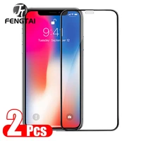 2pcs tempered glass protective film for iphone 11 pro max 8 7 6 plus screen protectors iphone 11 pro protective glass 8 7 6 plus