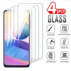 Защитное стекло с полным покрытием для Xiaomi Redmi Note 10 5G pro max 10s 9s 8t, 4 шт.