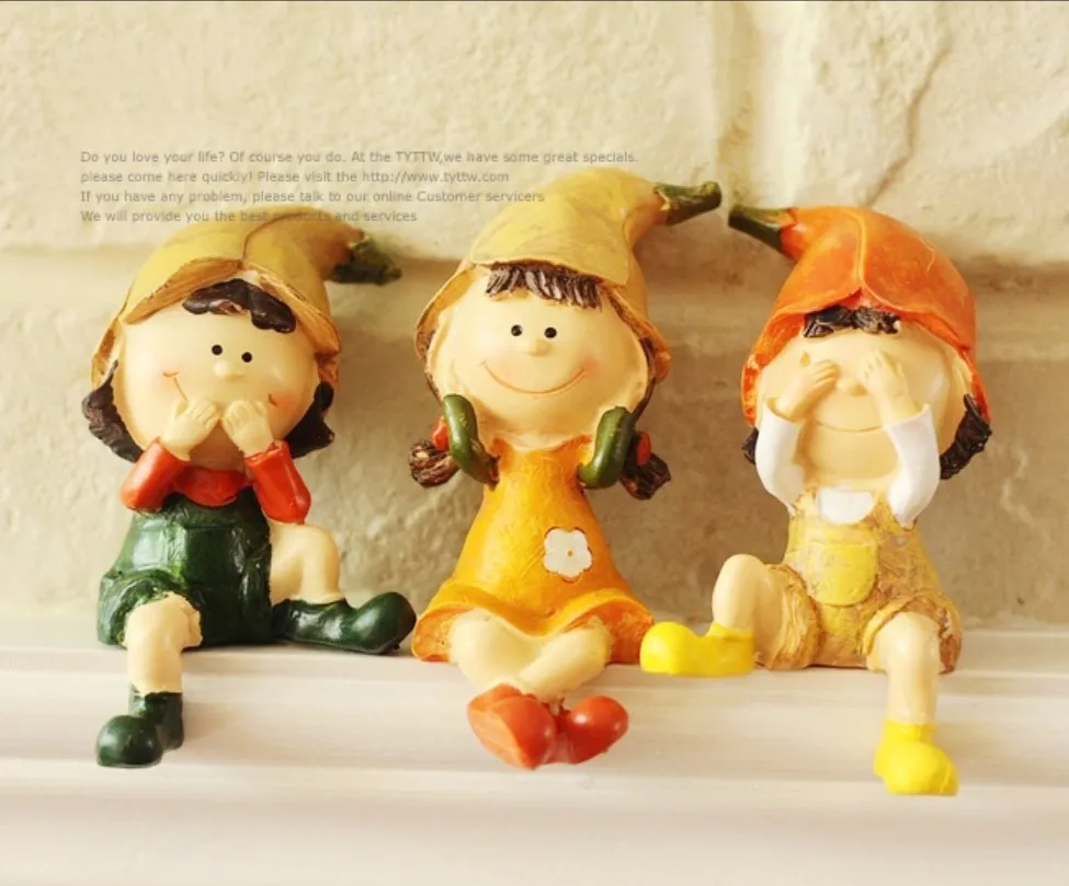 Фигурка сказочного сада в американском стиле из смолы миниатюрный ландшафт для