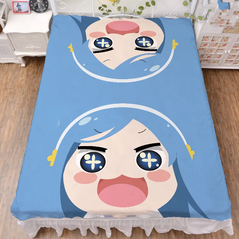 

Coscase аниме Himouto! Постельное белье из молочного волокна с рисунком Умару-Чан и фланелевое одеяло, летнее одеяло 150x200 см