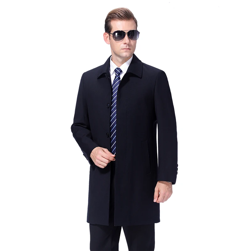 2021 Мужское Пальто Весна Длинное Мужская Длинная Куртка Осень Длинные Ветровка