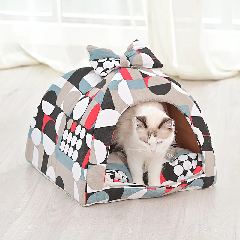 Домик для домашних питомцев мягкая кровать кошек и собак собачье гнездо питомник
