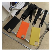 luxury silicone chain necklace cell lanyard phone case with neck strap cord for iphone 6 6s 7 8 plus x xs xr 11 pro max se2