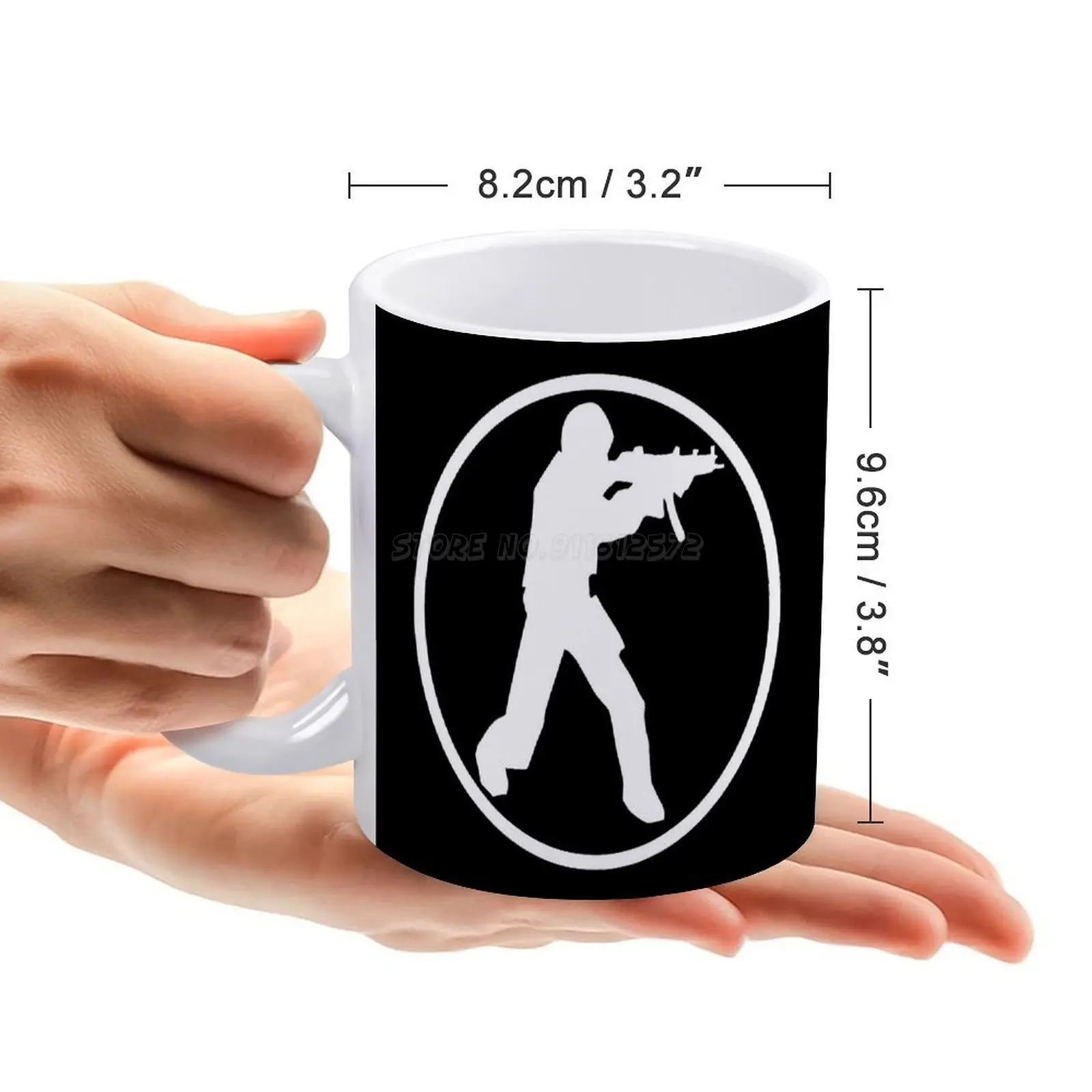 CSGO белая кружка кофейная послеобеденный чай рождественские Чашки Керамическая