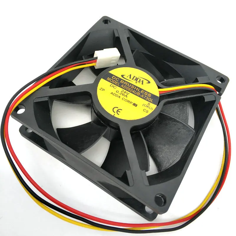 Встроенный охлаждающий вентилятор ADDA 8 см 8025 дюйма 24 в А|cooling fan|24v cooling fancooling fan 24v |