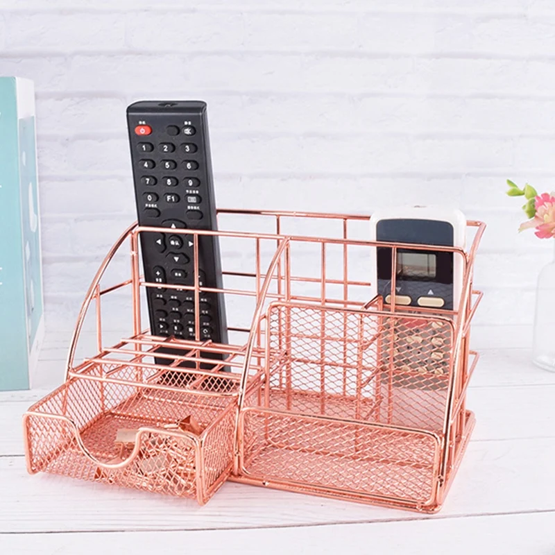 

Multi-Function Desk Organizer All in One Desktop with Pen Holder Storage Rack